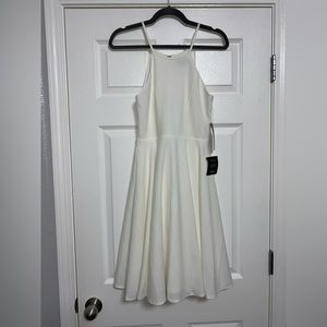 Lulus Irresistible Charm White Midi Dress, Size XS.